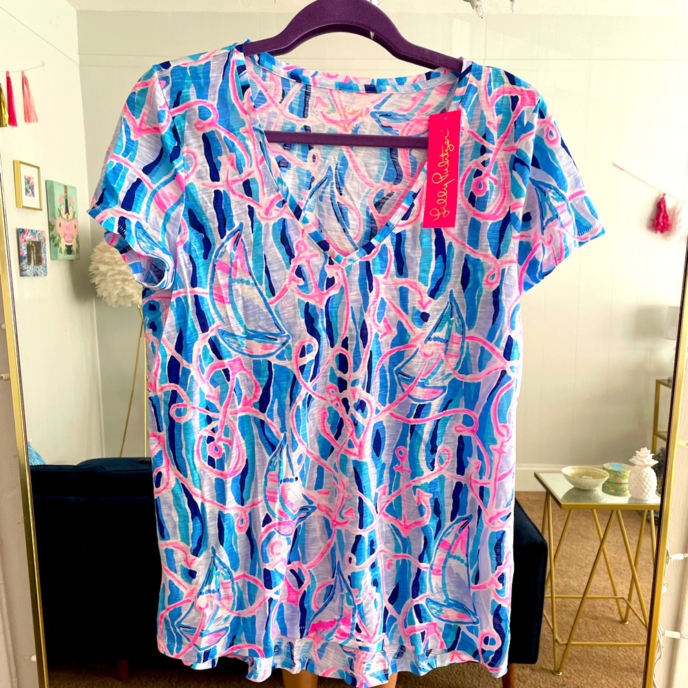 NWT Lilly Pulitzer Etta V-Neck